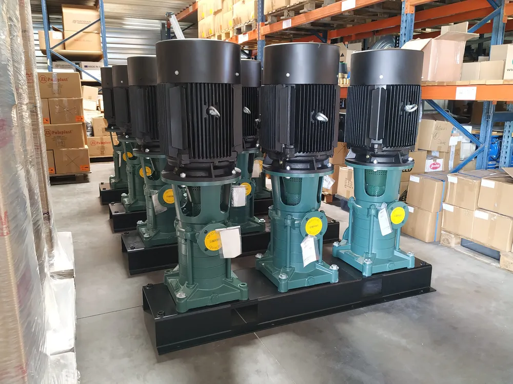 Water treatment equipment prepared for project supply
