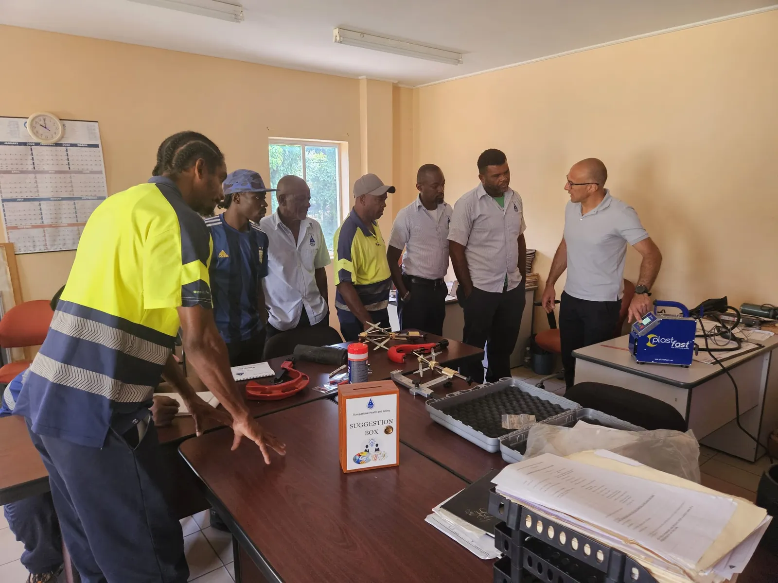 Aqua’Tec warehouse and export preparation