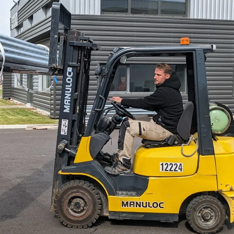 Maxime, Workshop and Logistics Coordinator at Aqua’Tec