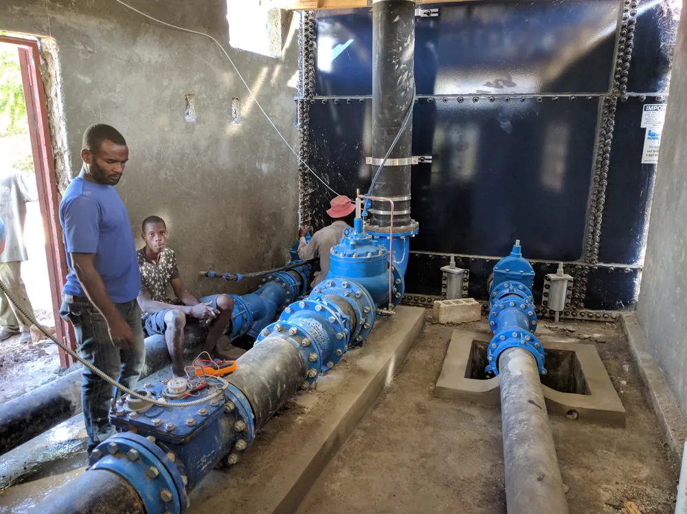 Pipework and valves for drinking water infrastructure
