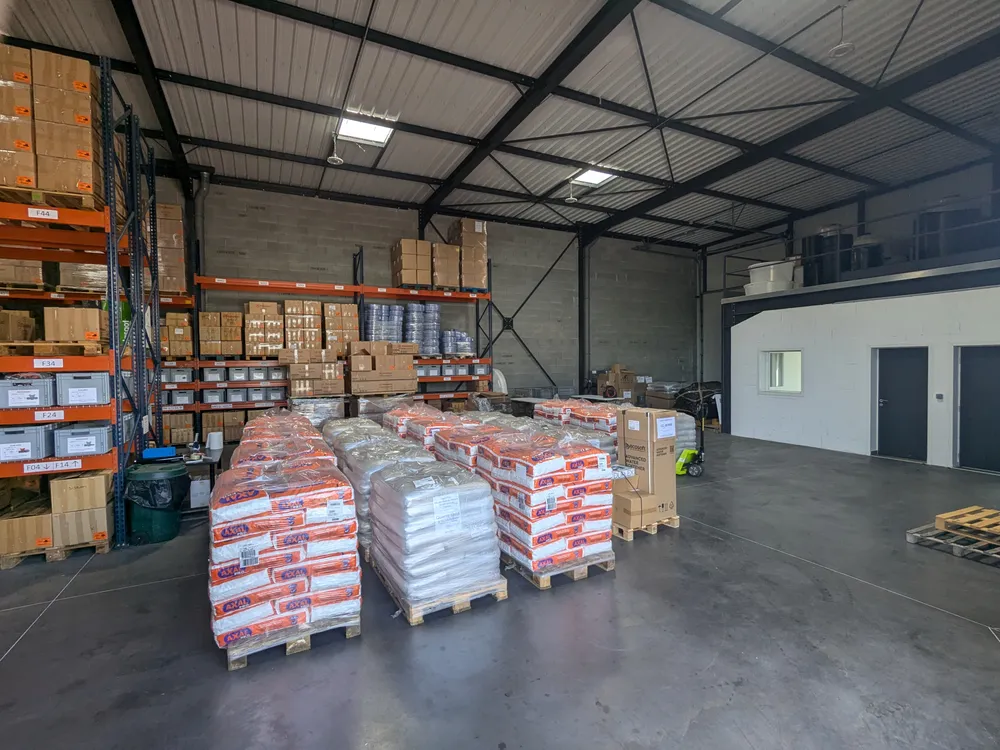 Warehouse preparation for international project procurement and export