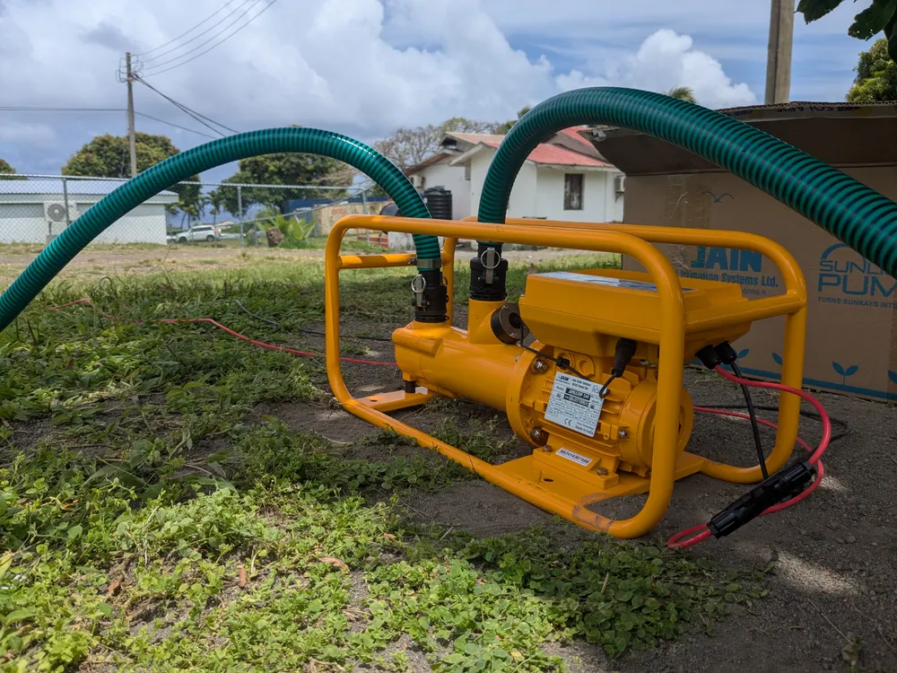 CariPump solar pump for small-scale on-farm irrigation
